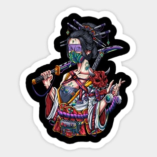 Geisha Sticker